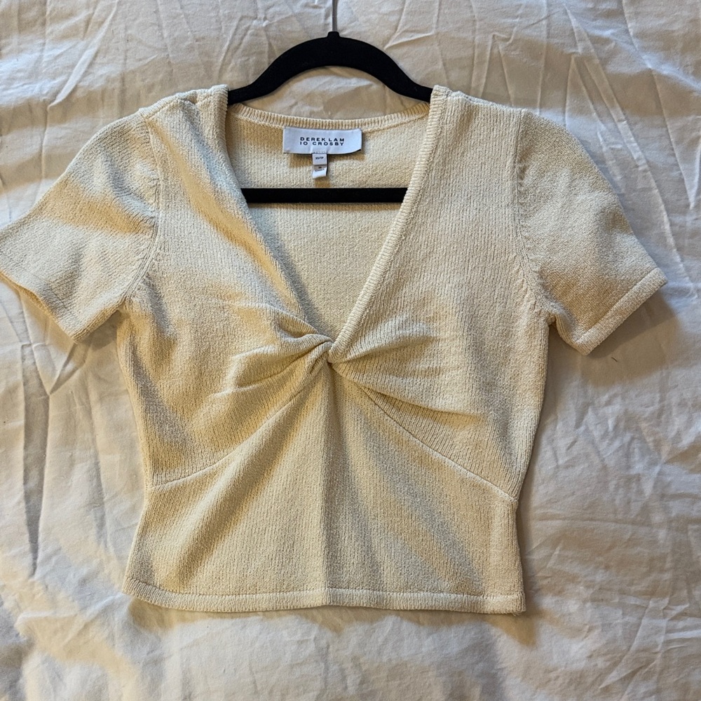 Derek Lam 10 Crosby Knit Crop Top